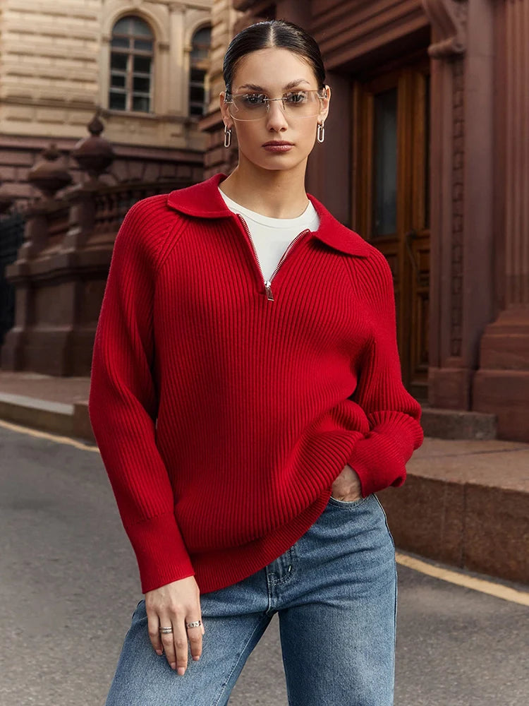 Women's Half Zip Pullover Sweaters