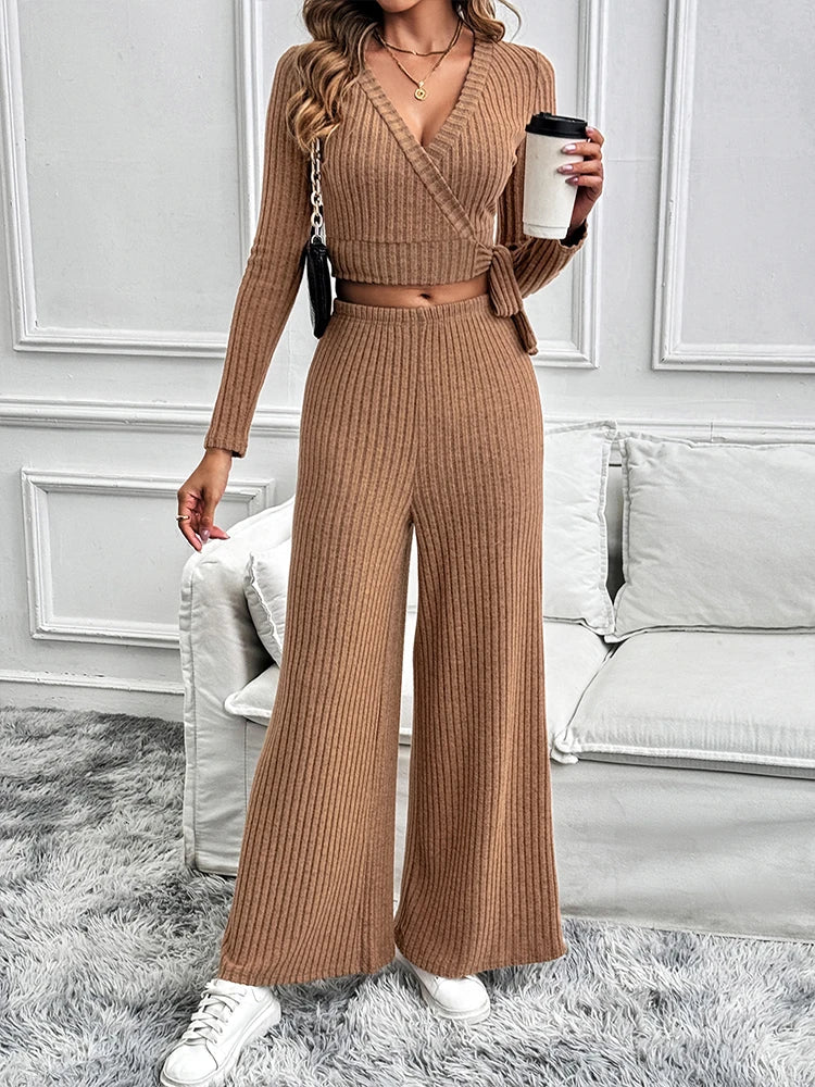 Women 2 Piece Knit Set
