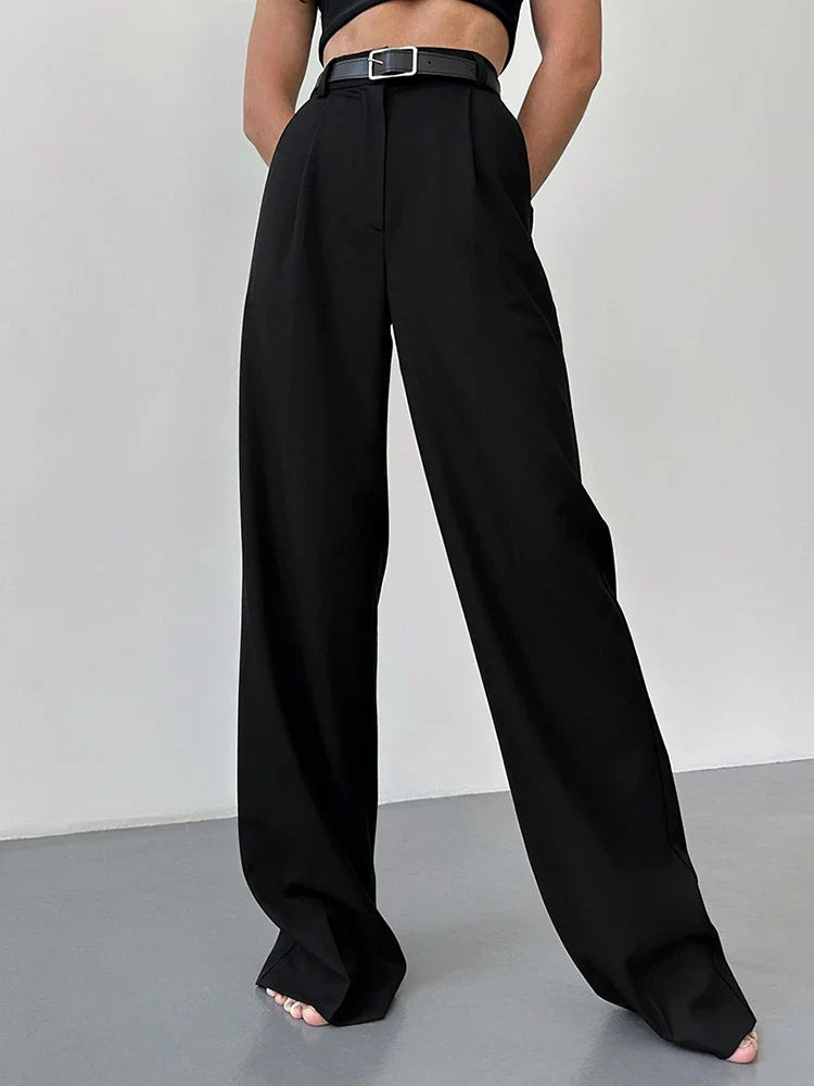 Women's Long Straight Suit Pants