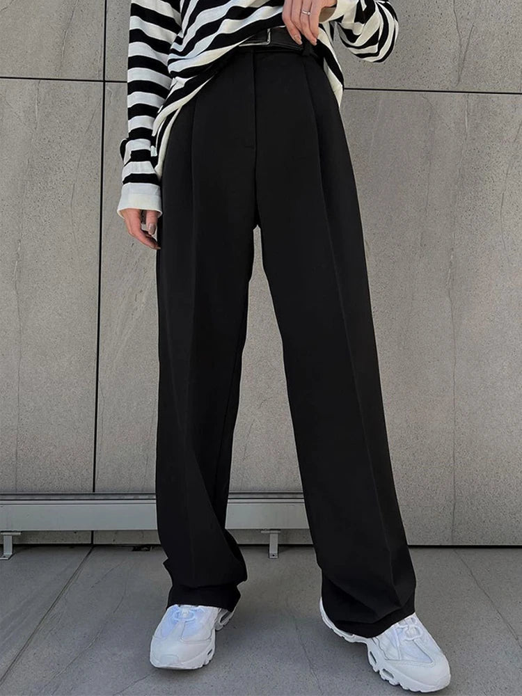 Women's Long Straight Suit Pants